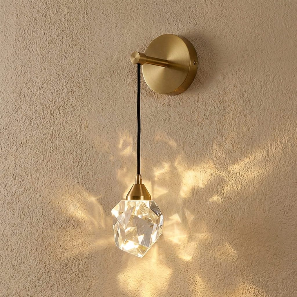 Crystal Nordic LED Wall Lamp