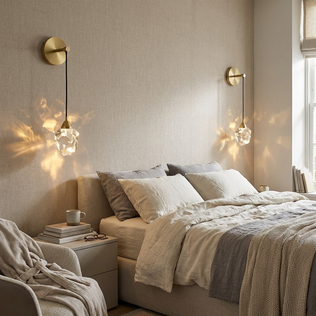 Crystal Nordic LED Wall Lamp