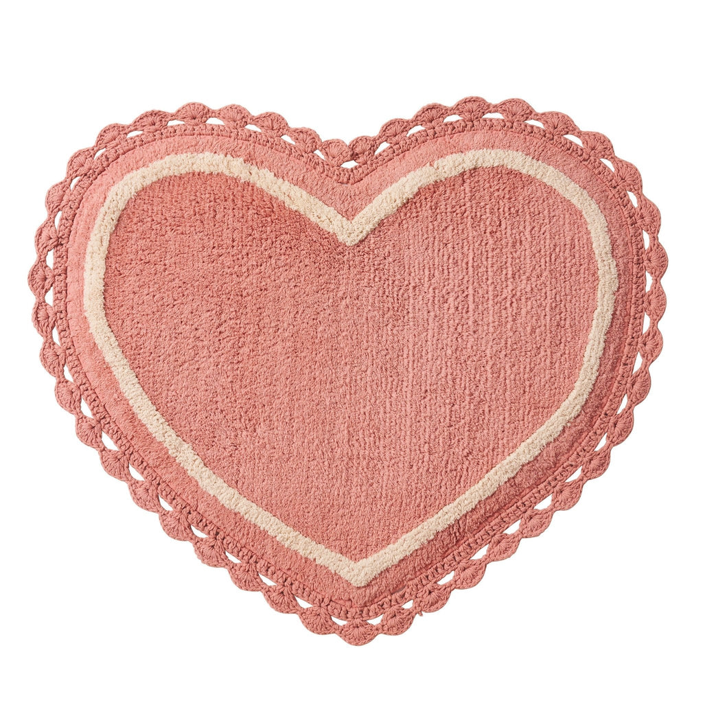 Heart Bath Mat