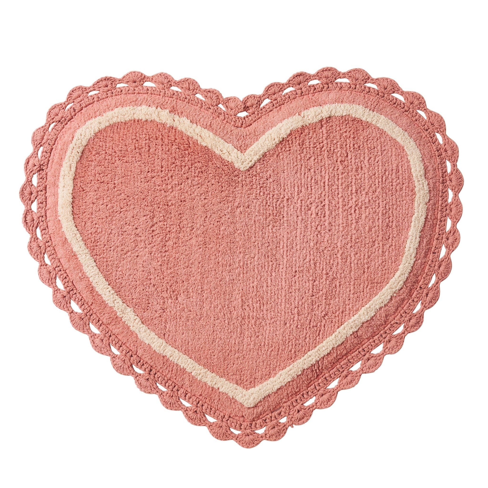 Heart Bath Mat
